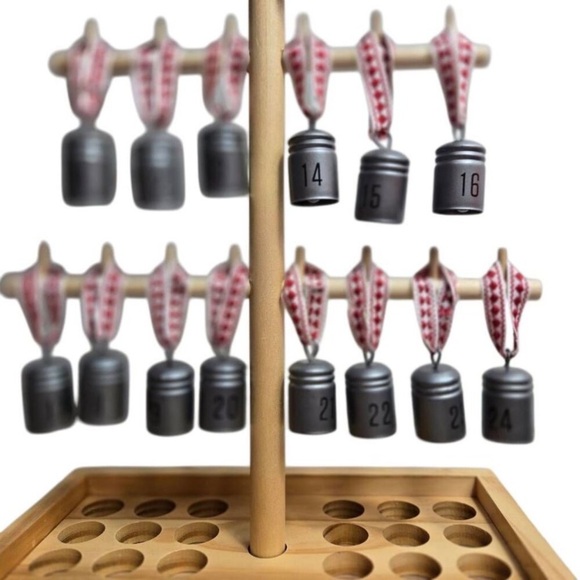 Hearth & Hand Magnolia Christmas Tree Advent Calendar wood and metal - Picture 7 of 12